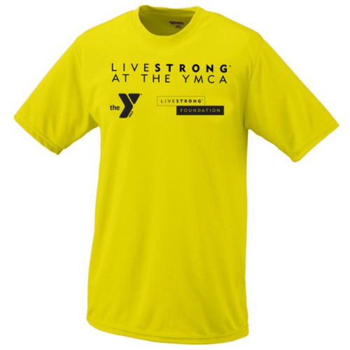 Mens Short Sleeve Wicking Tee LIVESTRONG